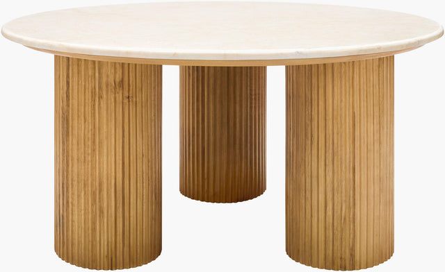 Surya Basilia BSLA-004 17"H x 35"W x 35"D Accent Table