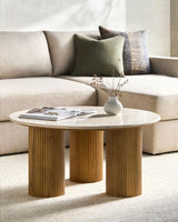 Surya Basilia BSLA-004 17"H x 35"W x 35"D Accent Table