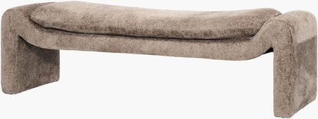 Surya Cascadia CASD-003 18"H x 60"W x 18"D Bench/Ottoman/Stool