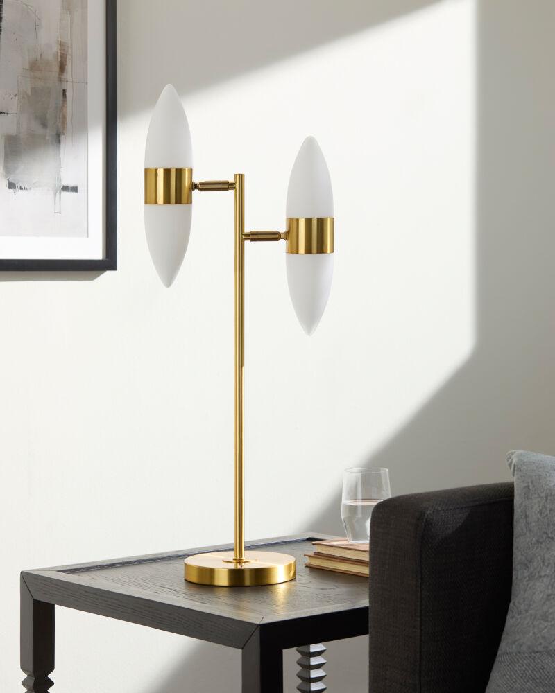 Livabliss Decize DCZ-002 28"H x 6"W x 11"D Table Lighting