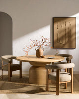 Surya Koben KOBN-008 30"H x 60"W x 60"D; 60"H x 85"W x 60"D Dining Table/Seating