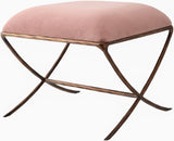 Surya Misho MISO-001 19"H x 21"W x 21"D Bench/Ottoman/Stool