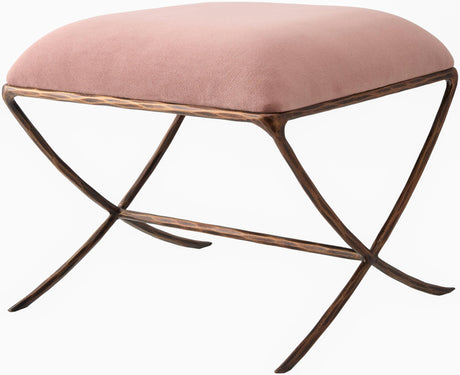 Surya Misho MISO-001 19"H x 21"W x 21"D Bench/Ottoman/Stool