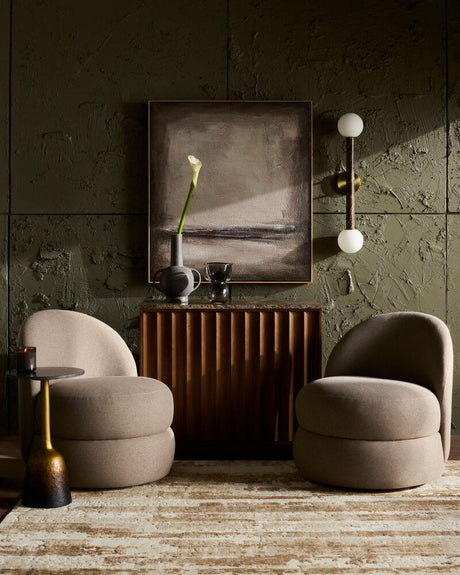 Surya Mimi MIMI-001 30"H x 29"W x 27"D Accent Chair