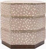 Surya Rabia RBIA-002 17"H x 16"W x 18"D Bench/Ottoman/Stool