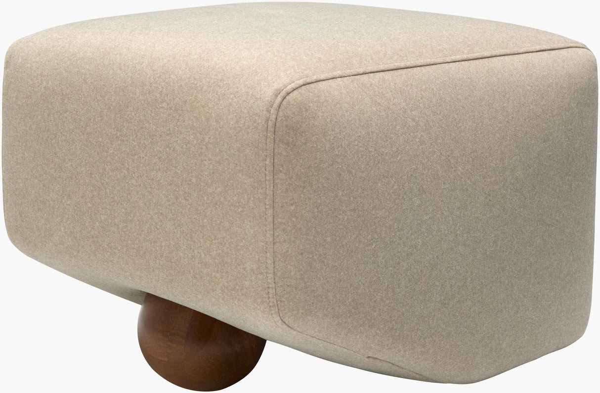 Surya Veda VEDA-001 16"H x 21"W x 21"D Bench/Ottoman/Stool