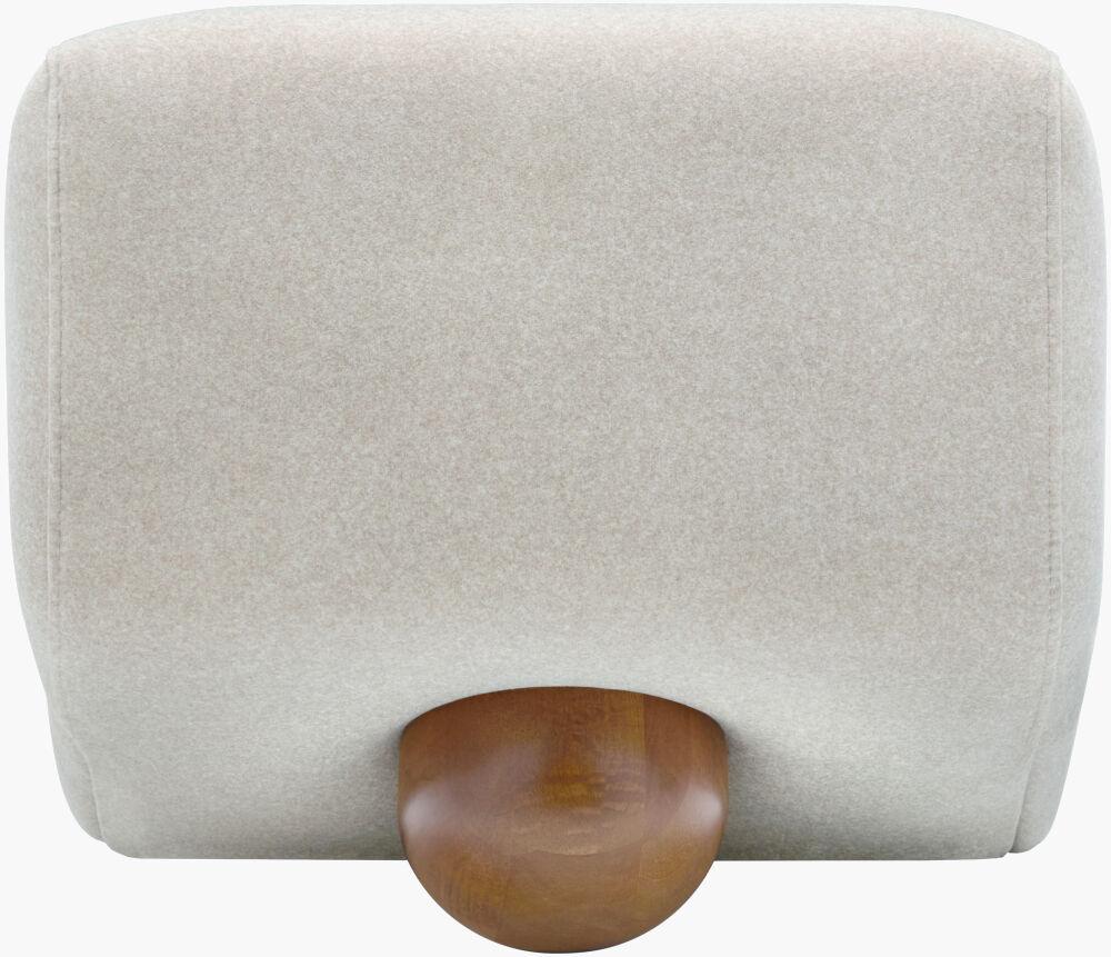 Surya Veda VEDA-001 16"H x 21"W x 21"D Bench/Ottoman/Stool