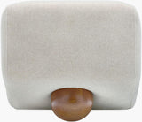 Surya Veda VEDA-001 16"H x 21"W x 21"D Bench/Ottoman/Stool