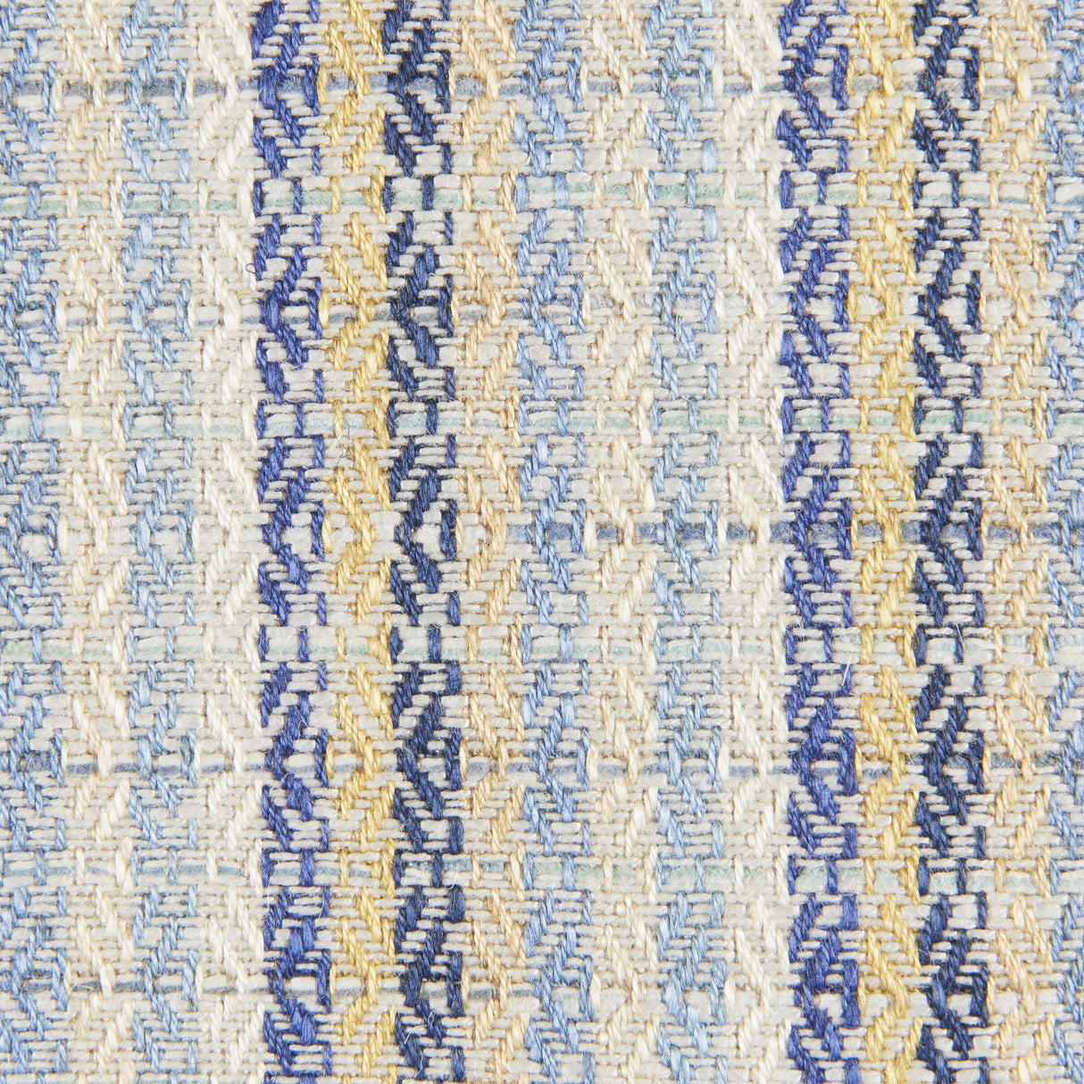 Brunschwig & Fils MORET WEAVE BLUE/GOLD Upholstery Fabric