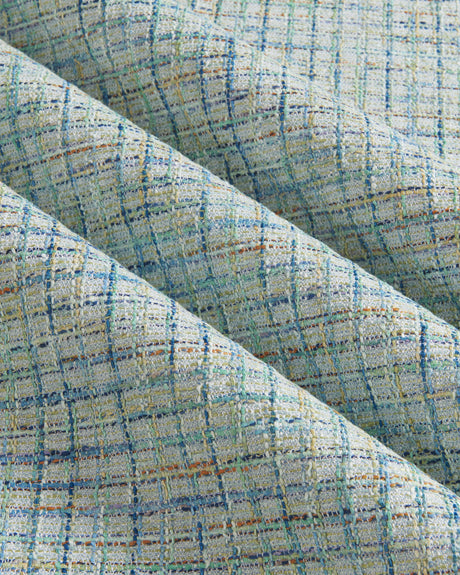 Brunschwig & Fils LEROUX WEAVE TEAL Upholstery Fabric