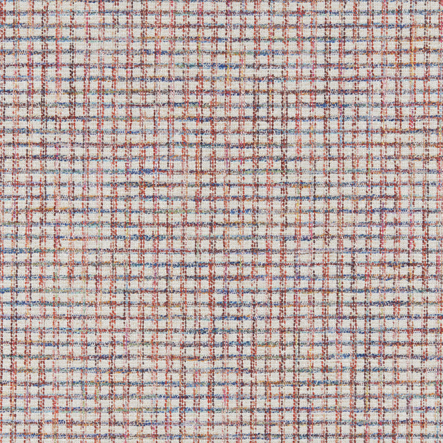 Brunschwig & Fils LEROUX WEAVE RED/BLUE Upholstery Fabric