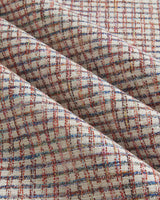Brunschwig & Fils LEROUX WEAVE RED/BLUE Upholstery Fabric