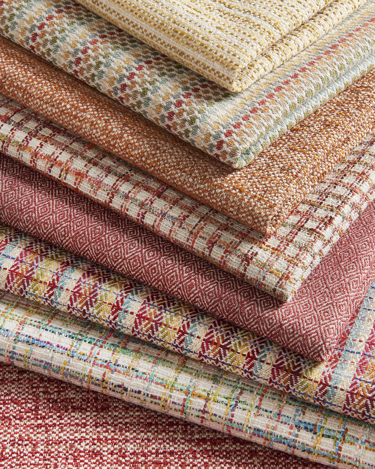 Brunschwig & Fils GARNIER TEXTURE ORANGE Upholstery Fabric