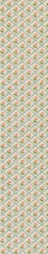 G P & J Baker PENNY AQUA/PINK Fabric
