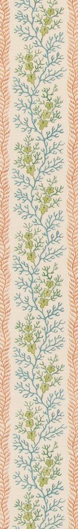 G P & J Baker SYMINGTON TEAL/RED Fabric