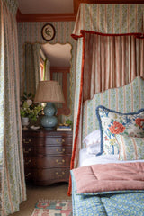 G P & J Baker SYMINGTON TEAL/RED Fabric