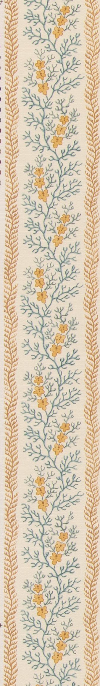 G P & J Baker SYMINGTON OCHRE/BLUE Fabric