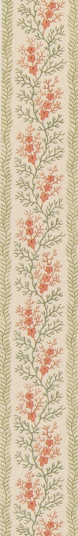 G P & J Baker SYMINGTON GREEN/RED Fabric