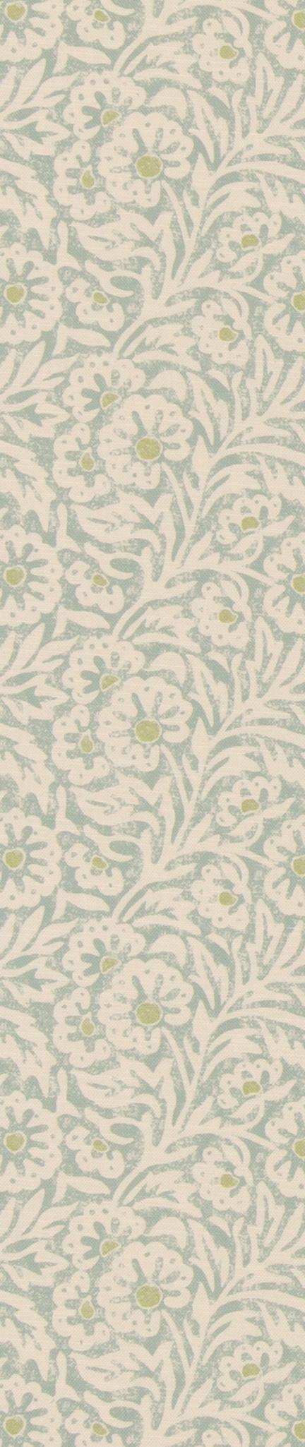G P & J Baker FLOWER PATCH AQUA Fabric