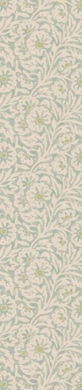 G P & J Baker FLOWER PATCH AQUA Fabric