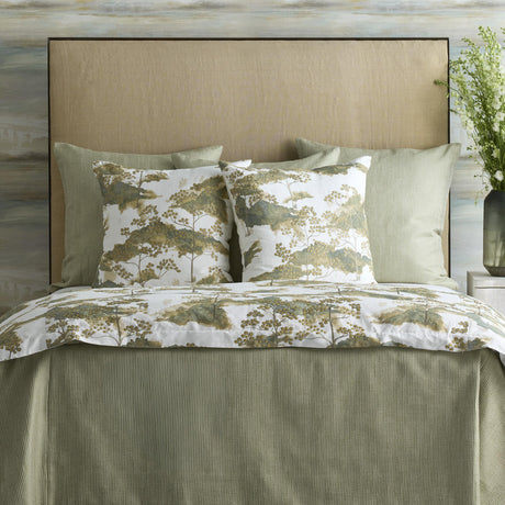 Ann Gish sage King Lamina Coverlet