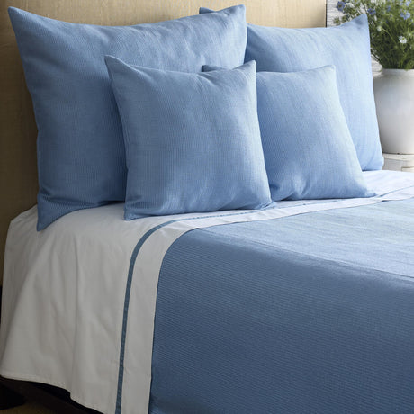 Ann Gish blue King Lamina Coverlet