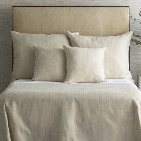 Ann Gish sand Queen Lamina Coverlet