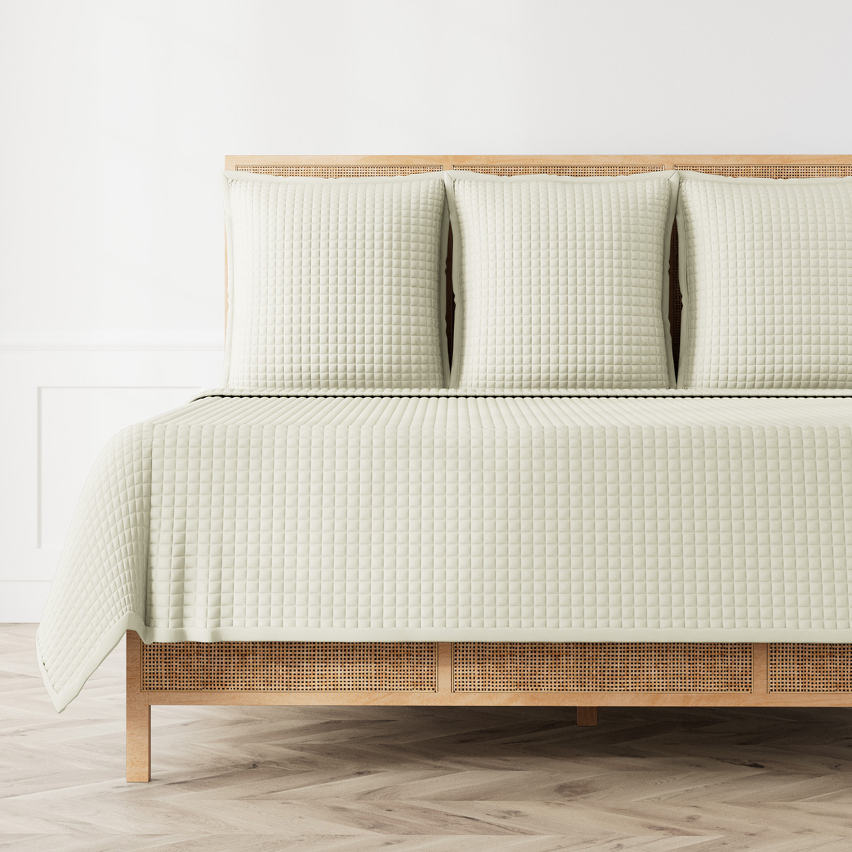 Ann Gish Champagne Twin Ready-to-Bed 2.0 Quilted Coverlet