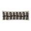 Ann Gish Natural/Charcoal 38x13 Fellini Pillow