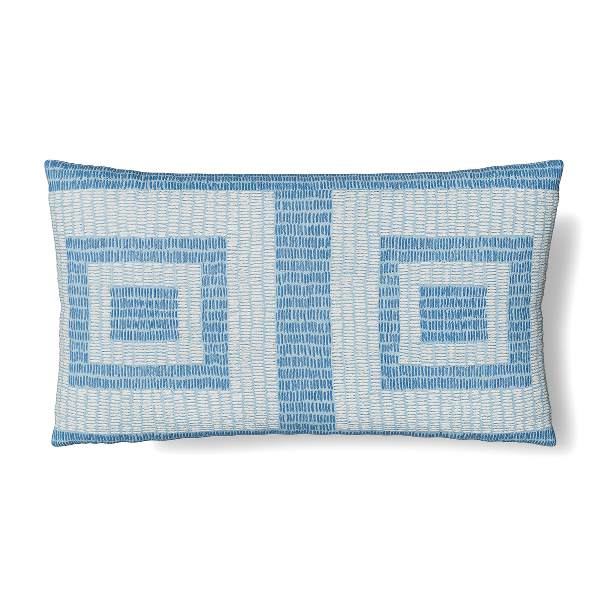 Ann Gish Blue 26x13 Piastrella Pillow