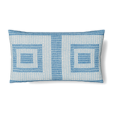 Ann Gish Blue 26x13 Piastrella Pillow