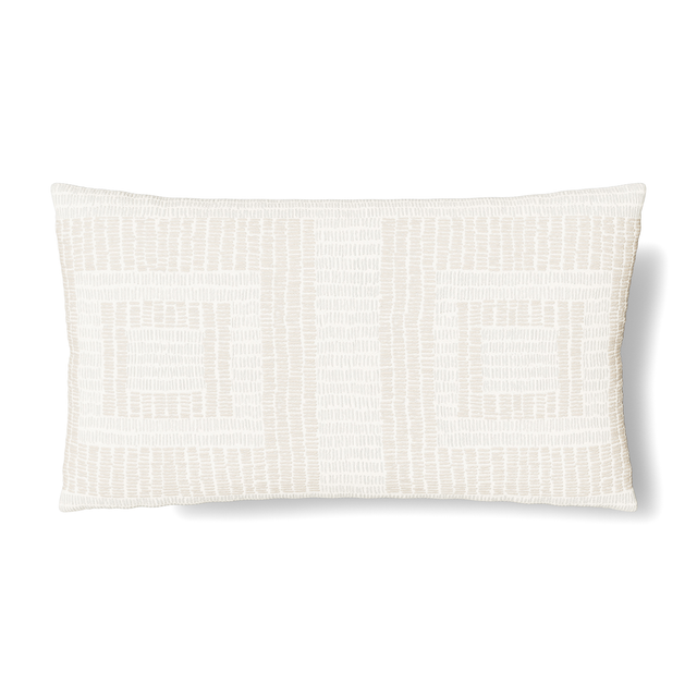 Ann Gish Bone 26x13 Piastrella Pillow
