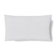 Ann Gish White 26x13 Piastrella Pillow