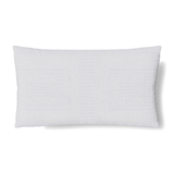 Ann Gish White 26x13 Piastrella Pillow