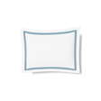 Ann Gish White/Blue King Ready-to-Bed 2.0 Cotton & Trim Sham