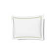 Ann Gish White/Champagne King Ready-to-Bed 2.0 Cotton & Trim Sham