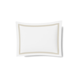 Ann Gish White/Champagne King Ready-to-Bed 2.0 Cotton & Trim Sham