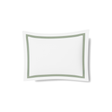 Ann Gish White/Sage Standard Ready-to-Bed 2.0 Cotton & Trim Sham