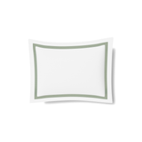 Ann Gish White/Sage Standard Ready-to-Bed 2.0 Cotton & Trim Sham