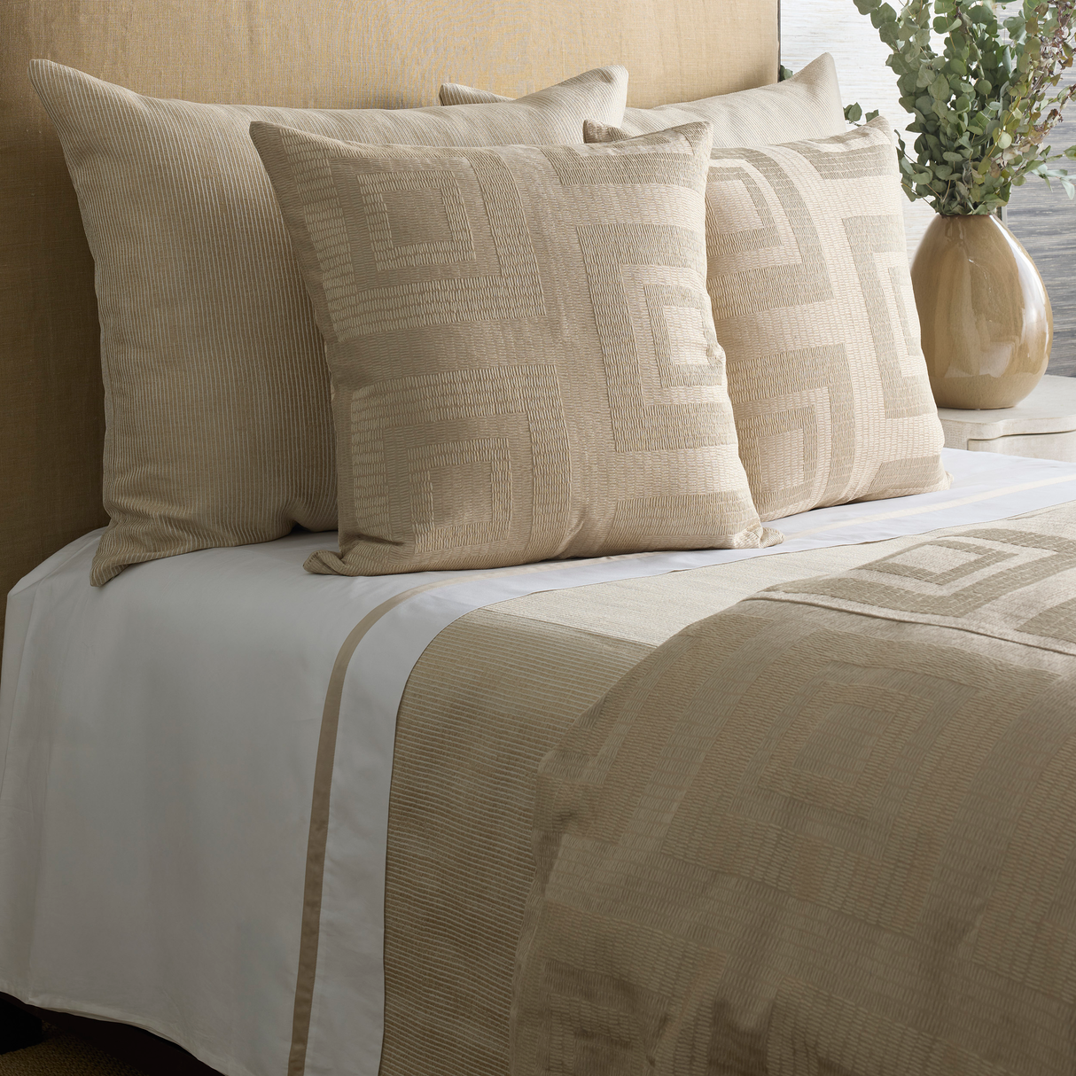 Ann Gish Sand Euro Piastrella Sham