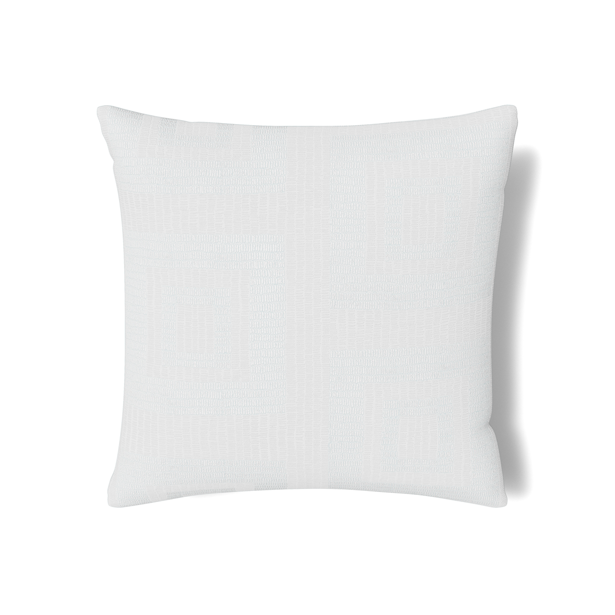 Ann Gish White Euro Piastrella Sham
