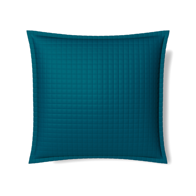 Ann Gish Teal Euro Ready-to-Bed 2.0 Quilted Sham