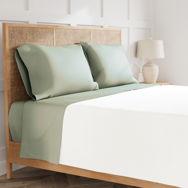 Ann Gish Sage King Ready-to-Bed 2.0 Sheet Set