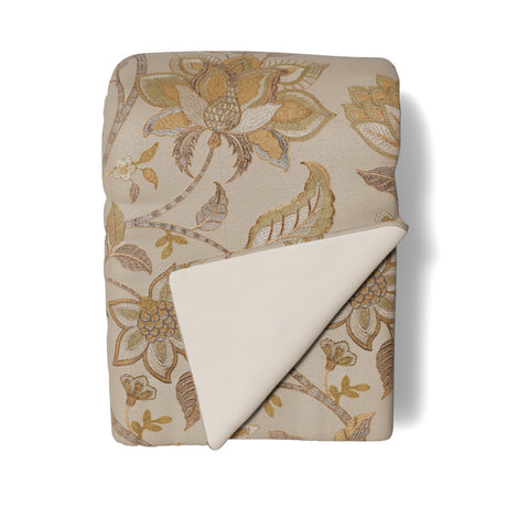 Ann Gish gold/pumice 96x50 Bramshill Throw
