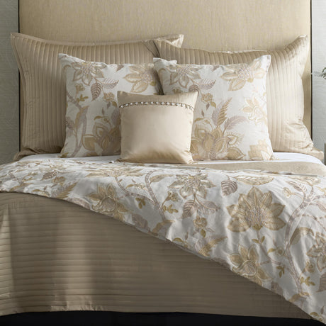 Ann Gish gold/pumice 96x50 Bramshill Throw