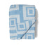 Ann Gish blue 96x50 Piastrella Throw