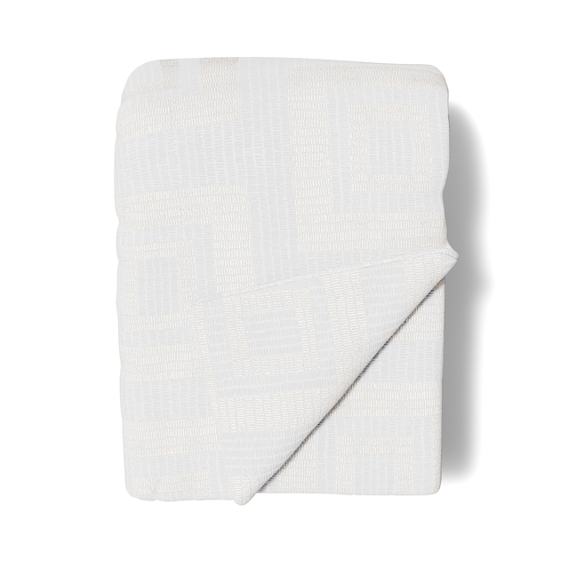 Ann Gish Bone 96x50 Piastrella Throw