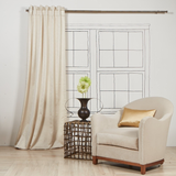 Ann Gish Pearl 50x96 Imprint Curtain Panel