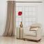Ann Gish Taupe 50x108 Velvet Curtain Panel