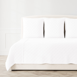 Ann Gish White Queen Velvet Coverlet Set
